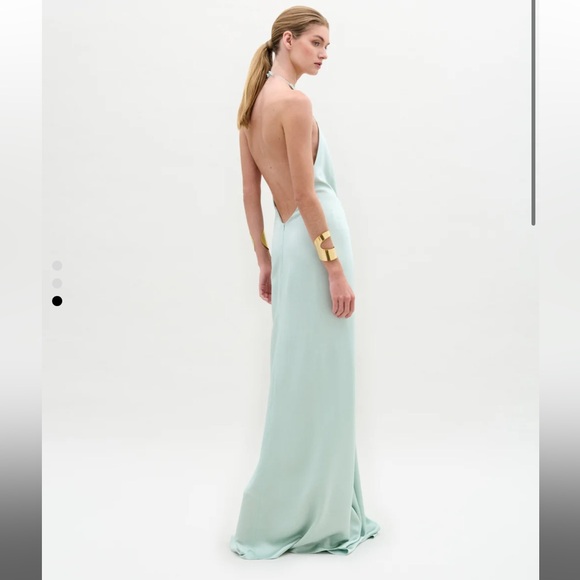 Silvia Tcherassi Mint Green Backless Dress - Picture 3 of 3